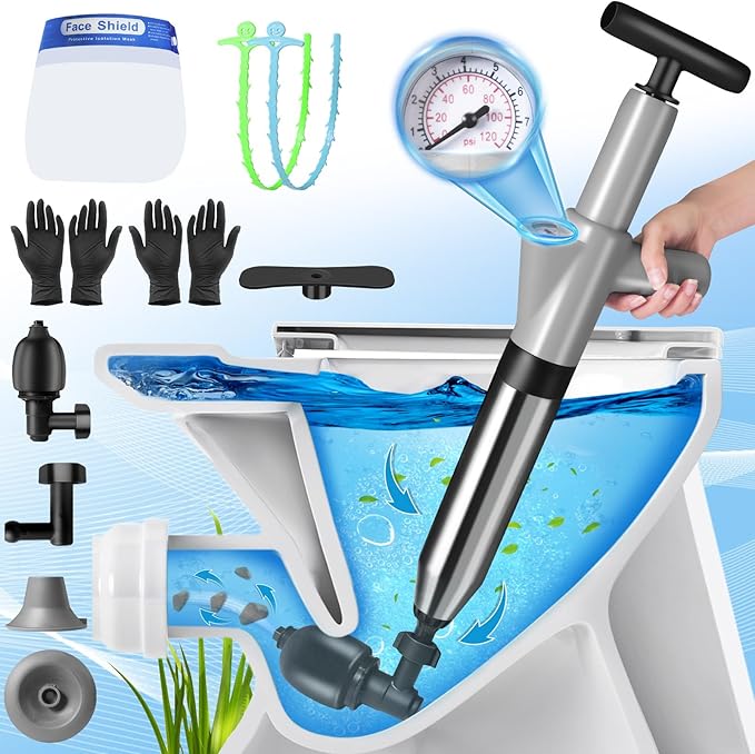 Toilet Plunger, High-Pressure Plungers for